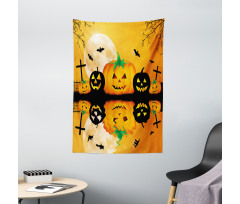 Scary Pumpkin Tapestry