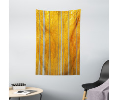 Forest Bloom with Pale Leaves Tapestry