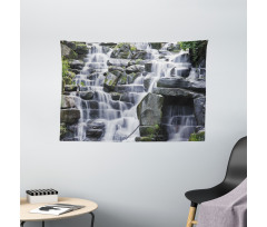 Stream on Rock Nature Wide Tapestry