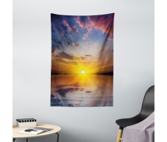 Tranquil Tender Dusk View Tapestry