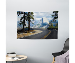 Mountain Road Landscape Wide Tapestry