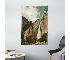 Waterfall Yosemite Park Tapestry