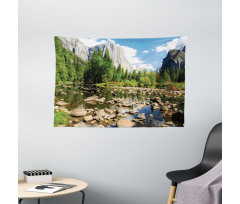 Yosemite Forest River Wide Tapestry