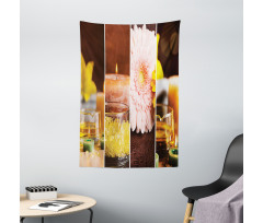 Gerbera Candles Spa Tapestry