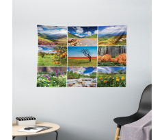 Springtime Countryside Wide Tapestry