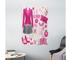 Fashion in Paris Dresses Tapestry