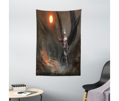 Knight Artwork Tapestry