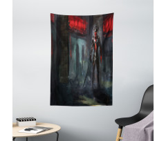 Fantasy Building Gothic Tapestry