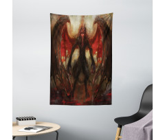 Devil Wings Flame Tapestry