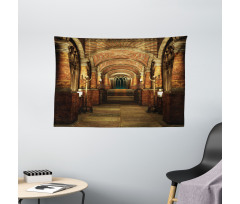 Secret Passage Medieval Wide Tapestry