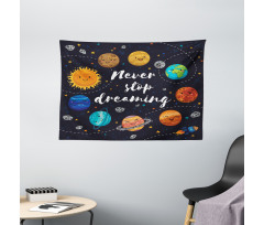Outer Space Star Cluster Wide Tapestry