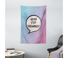 Cartoon Motivation Art Tapestry