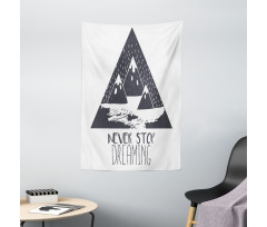 Snowy Mountain Tapestry