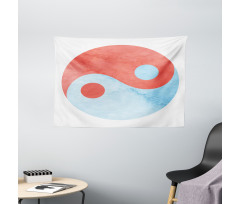 Watercolor Wide Tapestry