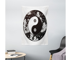 Stars Moon Night Sky Tapestry