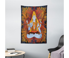 Cultural Mandala Pattern Tapestry