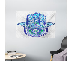 Eastern Floral Wide Tapestry