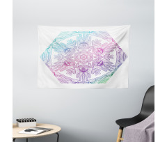 Evil Eye Bohemian Ombre Wide Tapestry