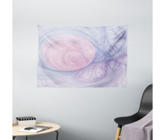 Abstract Fractal Shapes Wide Tapestry