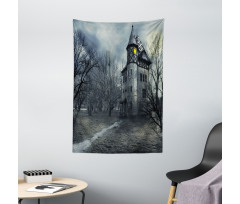 Gothic Haunted House Tapestry