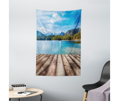 Lake Forest Mountain Tapestry