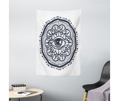 Retro All Seeing Eye Art Tapestry