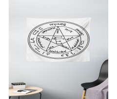 Occult Artwork Wide Tapestry