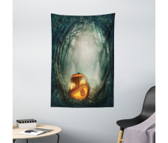 Pumpkin Enchanted Forest Tapestry