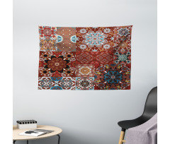 Victorian Mandala Wide Tapestry