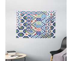 Moroccan Motifs Wide Tapestry