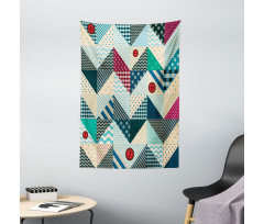 Vintage Patchwork Art Tapestry