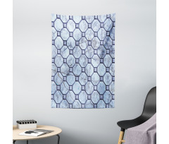 Retro Marble Mosaic Tapestry