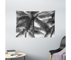 Coconut Palms Tropical Wide Tapestry