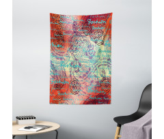 Grunge Paisley Tapestry