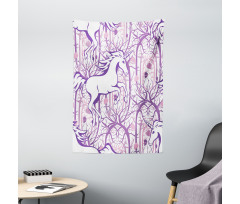 Magic Fairytale Forest Tapestry