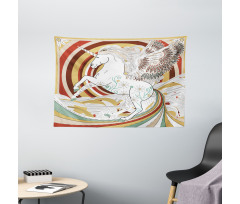 Unicorn Wide Tapestry