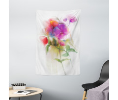 Blooming Orchid Pastel Tapestry