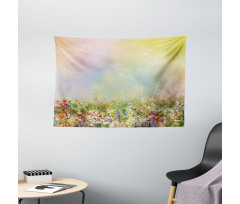 Spring Flower Nature Wide Tapestry
