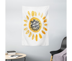 Watercolor Effect Sun Tapestry