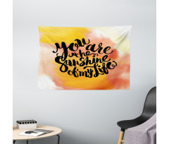 Love Romance Valentine Wide Tapestry