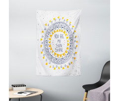 Hearts Grunge Tapestry