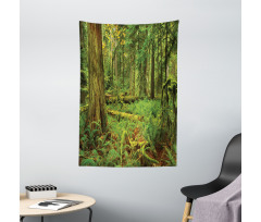 Woodland Bushes Moss Tapestry
