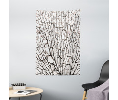 Cracked Branch Brown Tapestry