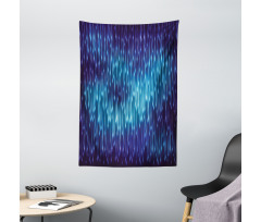 Cosmic Rain Effect Vivid Tapestry