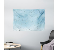 Heart from Droplets Rain Wide Tapestry