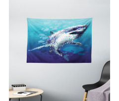 Shark Oceanlife Animal Wide Tapestry