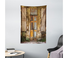 Grunge Old Door Tapestry