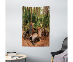 Tropical Forest Palms Tapestry