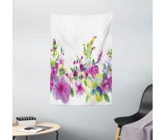 Watercolor Garden Tapestry