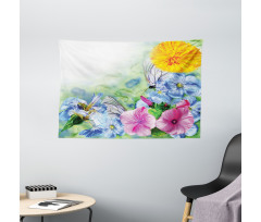 Spring Blossom Wide Tapestry